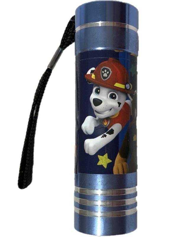 EUROSWAN Detská hliníková LED baterka Paw Patrol modrá Hliník, Plast, 9x2,5 cm