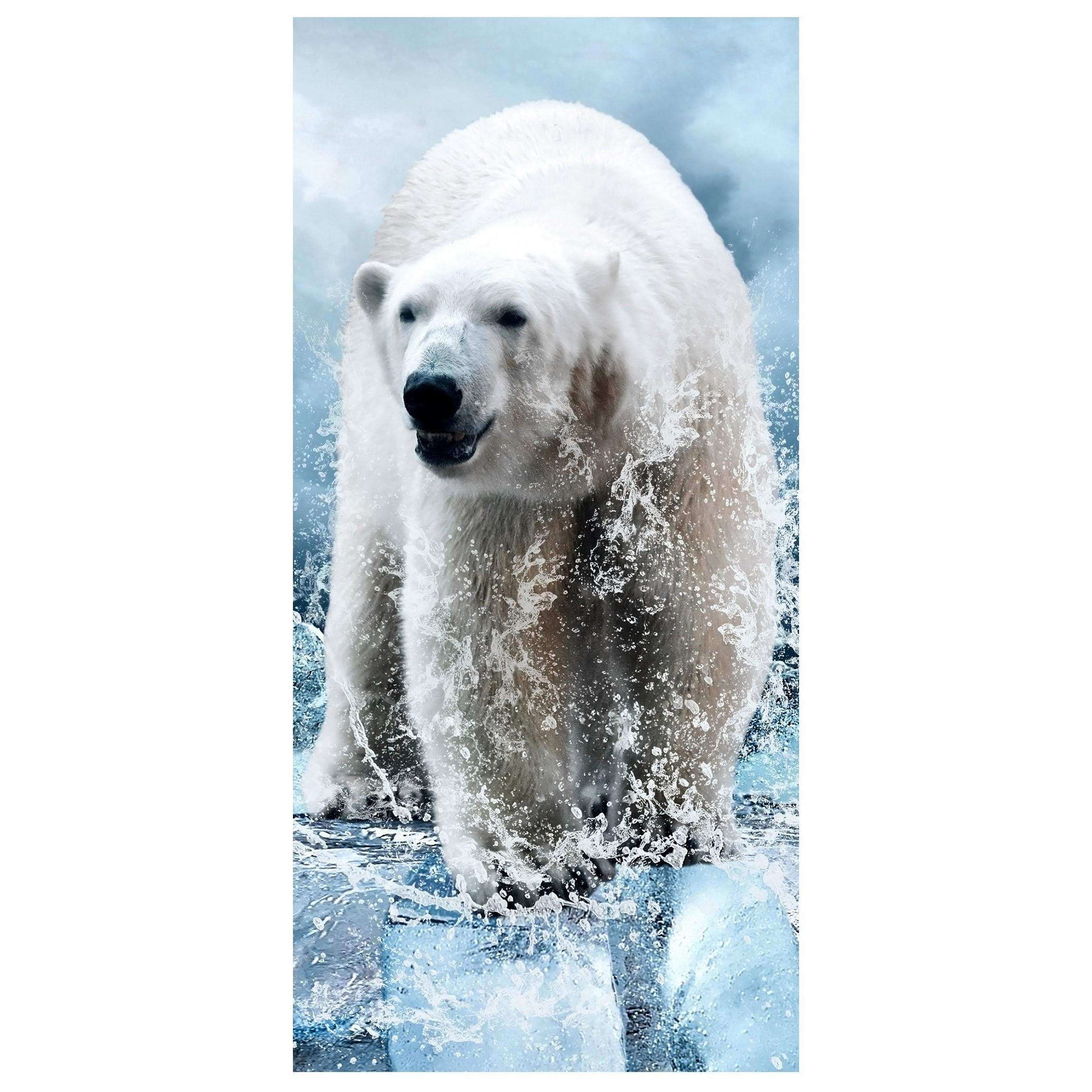 Moderný deliaci Paravan ľadový medveď