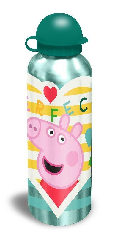 EUROSWAN -  EUROSWAN ALU fľaša Peppa Pig zelená  Hliník, Plast, 500 ml