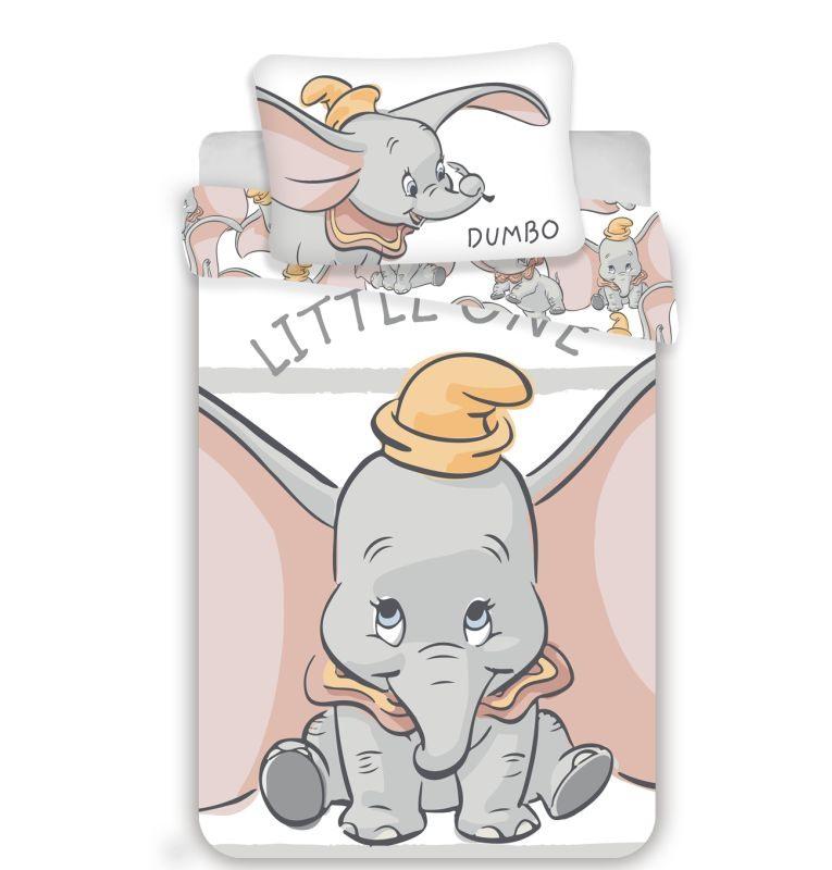 JERRY FABRICS -  Obliečky do postieľky Dumbo stripe baby 100/135, 40/60