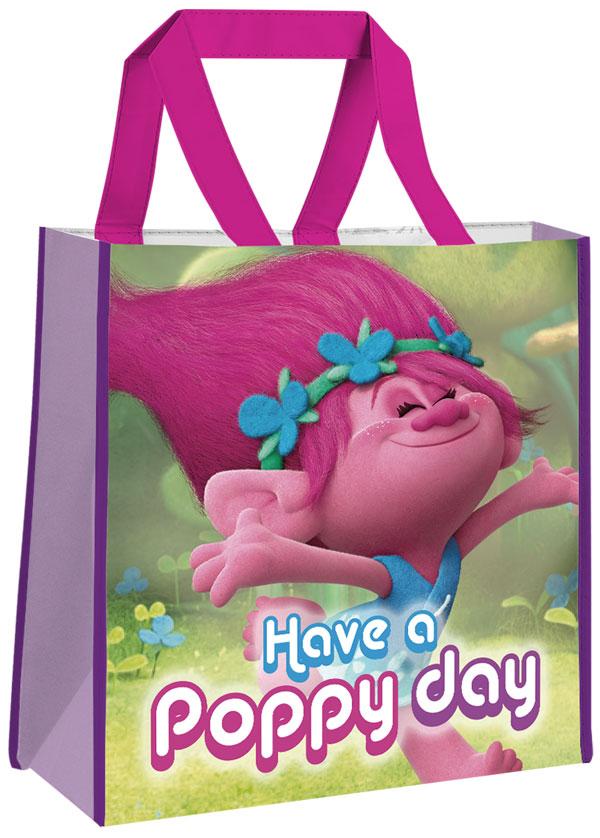 EUROSWAN -  Detská nákupná taška Trollovia Poppy