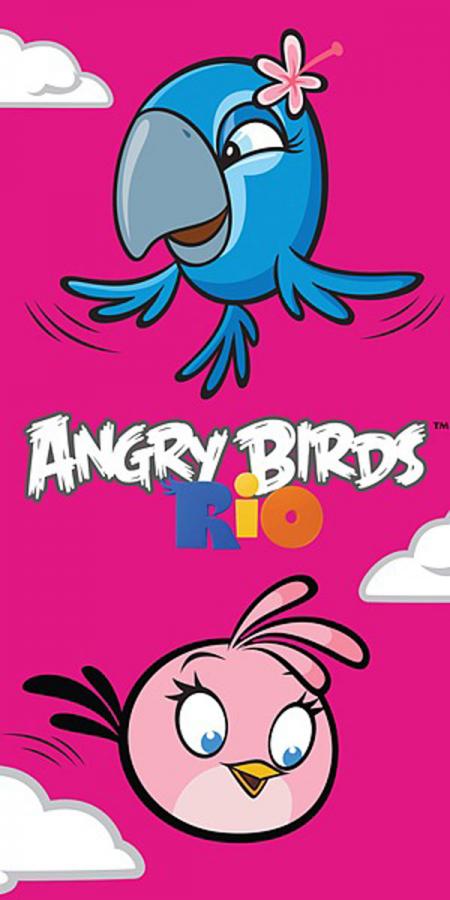 CARBOTEX -  Osuška Angry Birds Rio Stella a Perla 70/140