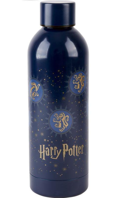 EUROSWAN Nerezová fľaša na pitie Harry Potter Blue  Potravinářská nerezová ocel 18/8, 500 ml