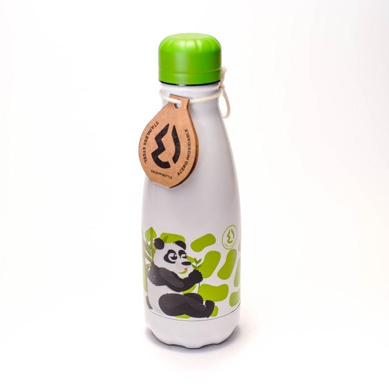 Water Revolution -  Water Revolution Detská nerezová Termo fľaša na pitie Panda  Potravinářská nerezová ocel 18/8, 350 m