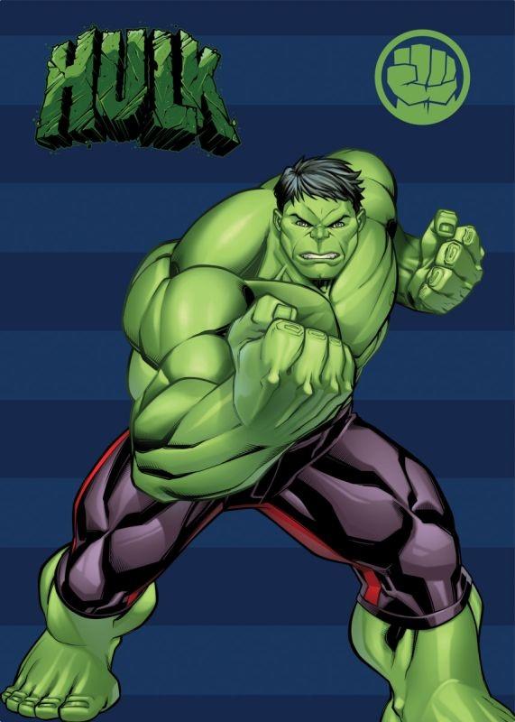 FARO Fleece deka Avengers Hulk  Polyester, 100/140 cm
