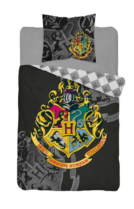 DETEXPOL -  DETEXPOL Obliečky Harry Potter Black  Bavlna, 140/200, 70/80 cm