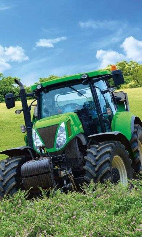 DETEXPOL Detský uterák Traktor zelený  Bavlna - Froté, 50/30 cm