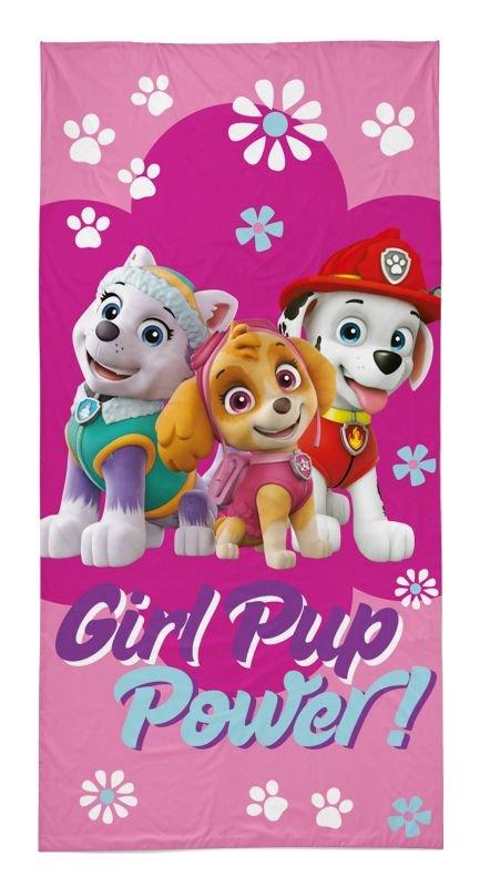 DETEXPOL Osuška Paw Patrol Girl pup Bavlna - Froté, 70/140 cm