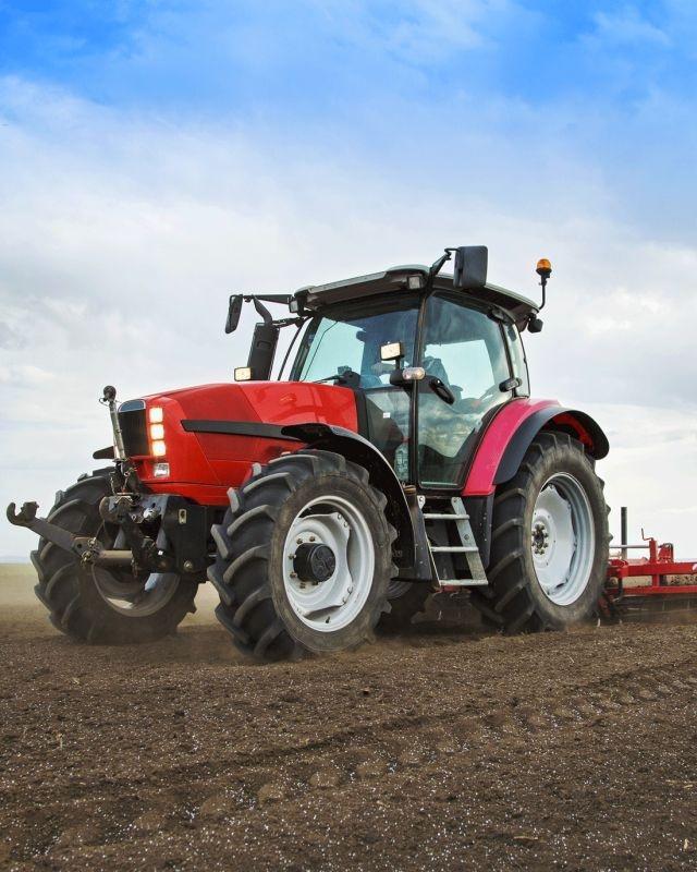 JERRY FABRICS Deka mikroflanel digitálna tlač Traktor red  Polyester, 120/150 cm