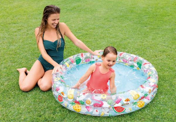 Nafukovací bazén letné osvieženie 122 x 25 cm