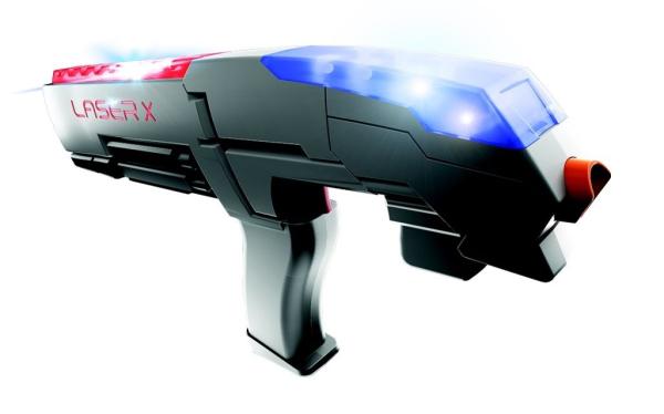 Laser X pištoľ na infračervené lúče - sada pre jedného