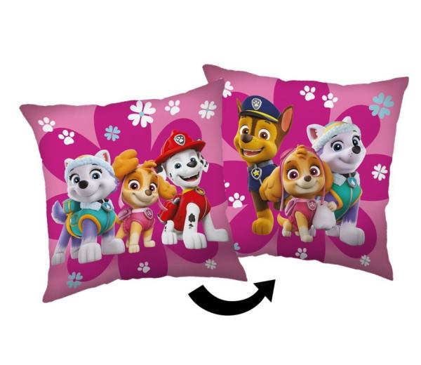 JERRY FABRICS Vankúšik Paw Patrol Flowers Polyester, 40/40 cm