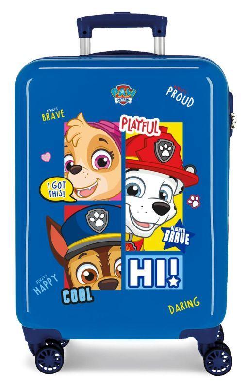 JOUMMABAGS Cestovný kufor ABS Paw Patrol Be Happy ABS plast, 55 cm