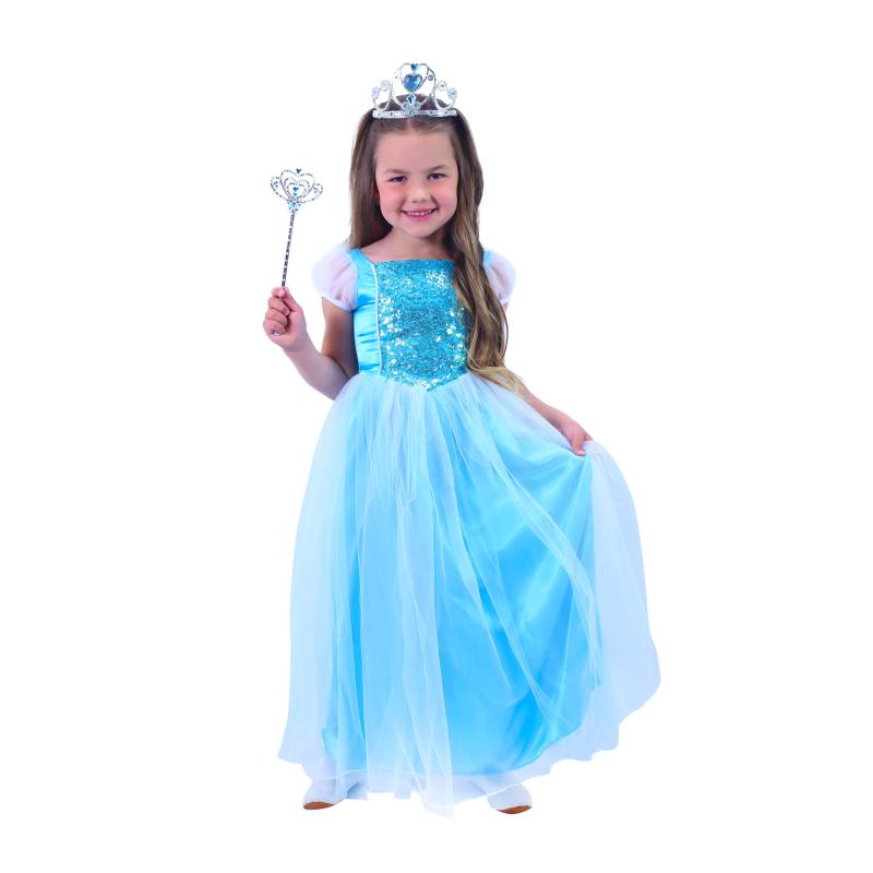 Detský kostým princezná Modrenka (M)