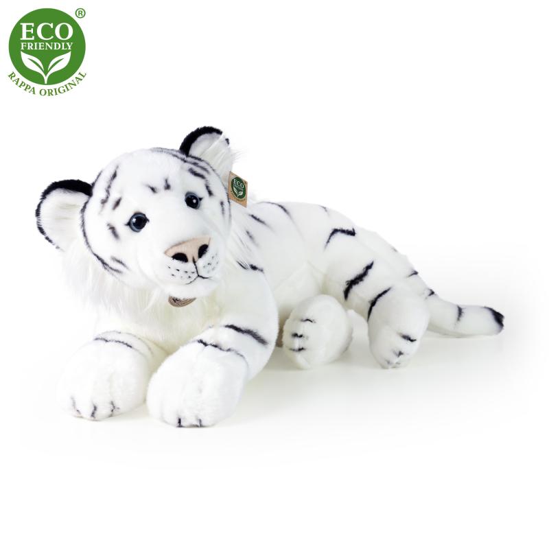 Plyšový tiger biely 60 cm ECO-FRIENDLY