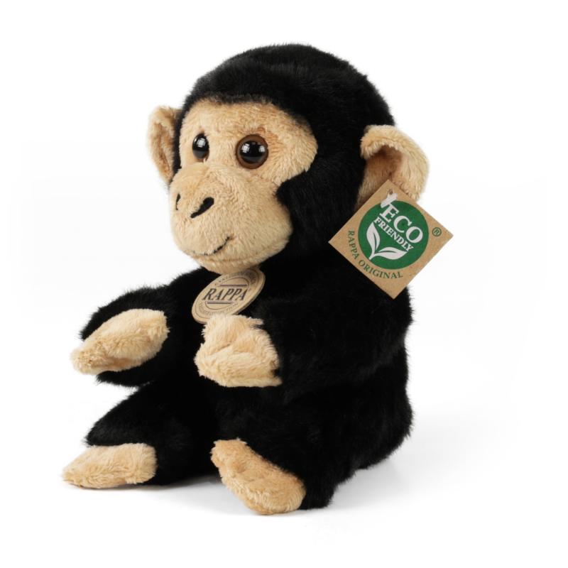 Plyšová opica šimpanz sediaci 18 cm ECO-FRIENDLY
