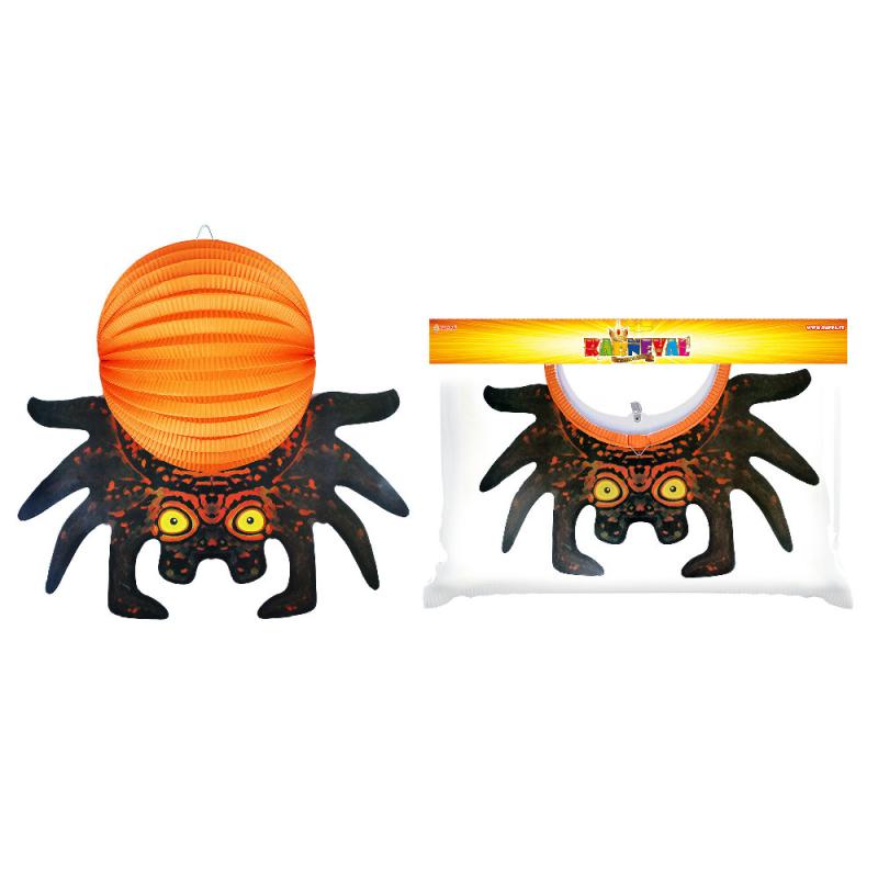 Lampión Halloween pavúk 3D 25 cm