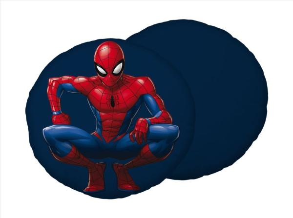 JERRY FABRICS Tvarovaný mikroplyšový vankúšik Spiderman 03 Polyester, 33x29 cm