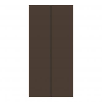 Súprava posuvnej záclony - Cacao -2 panely
