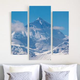 Trojdielny obraz Mount Everest