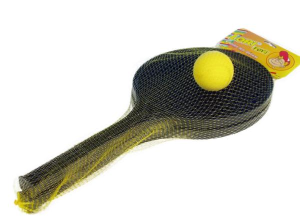 Soft tenis čierny + 1 loptička