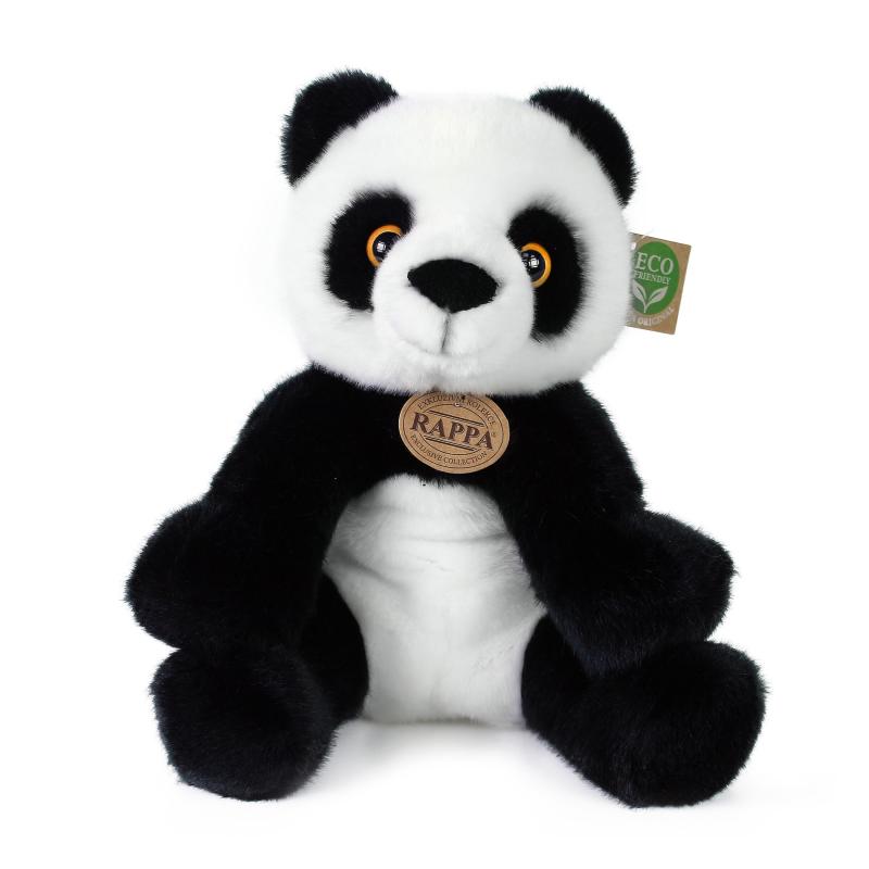 Plyšová panda sediaci 27 cm ECO-FRIENDLY