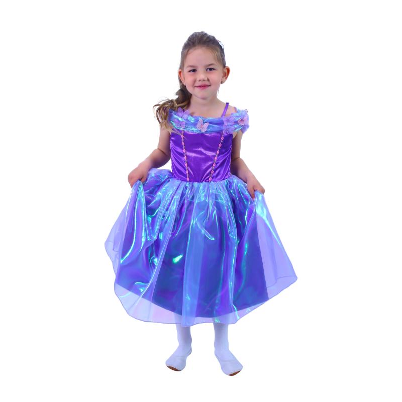 Detský kostým fialová princezná (S)
