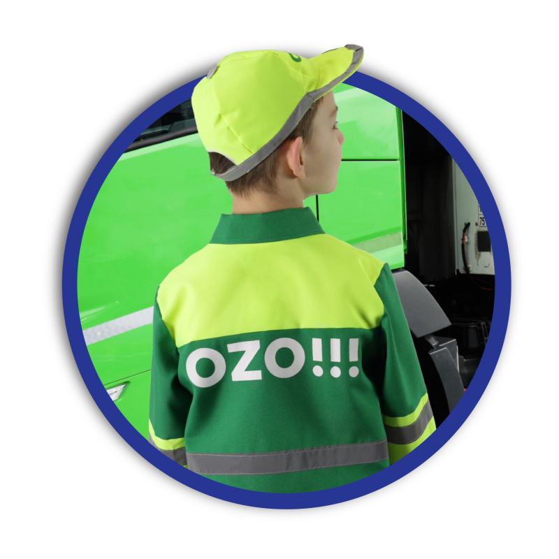 Detský kostým smetiar OZO!!! (M)