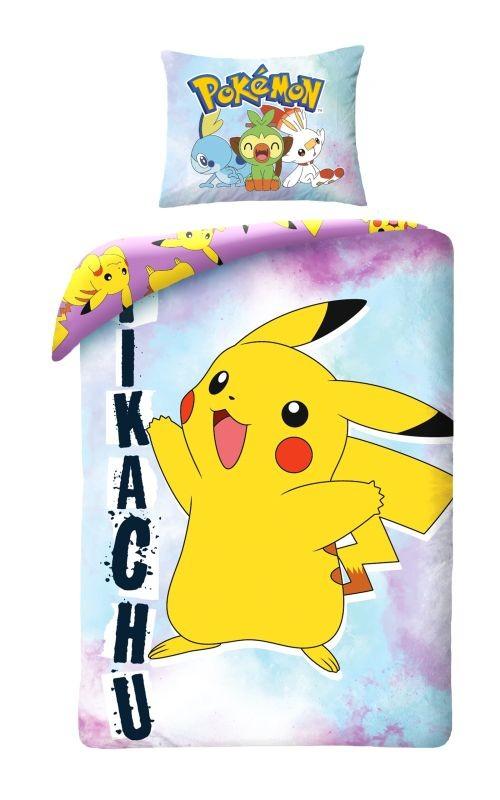 HALANTEX Obliečky Pokémon Pikachu Smile Bavlna, 140/200, 70/90 cm
