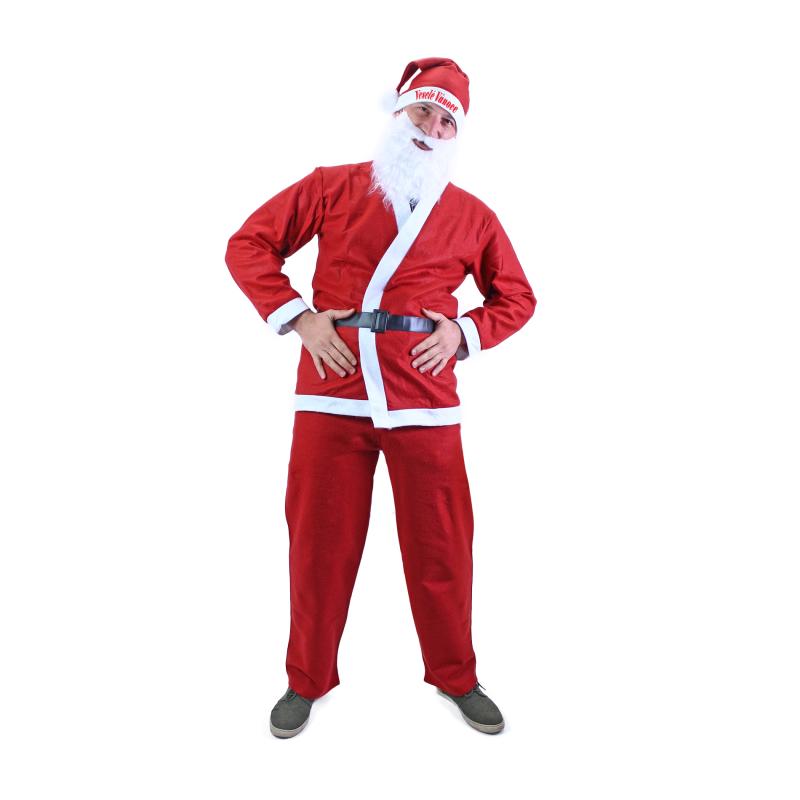 Kostým Santa Claus (bez fúzov) pre dospelých