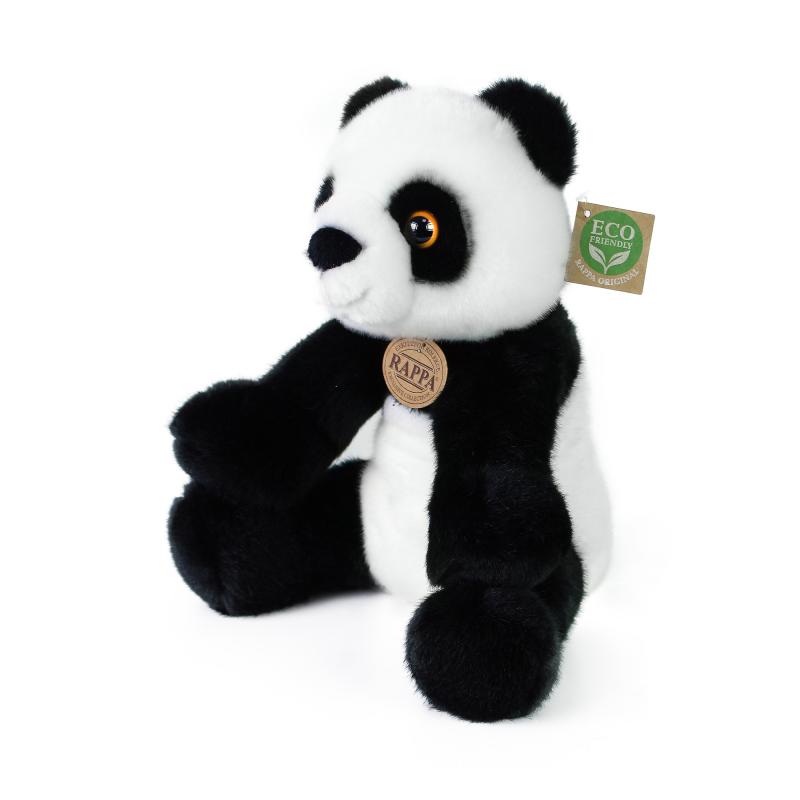 Plyšová panda sediaci 27 cm ECO-FRIENDLY