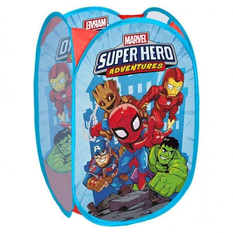 SEVEN Kôš na hračky Super Hero Polyester, 36x36x58 cm