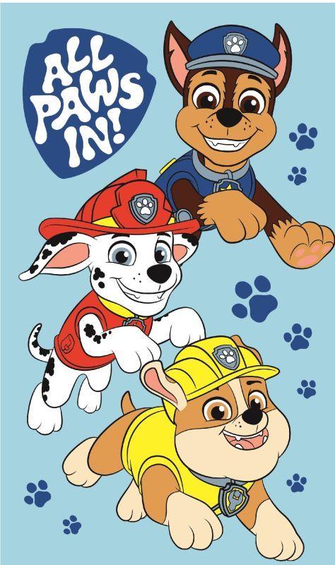 JERRY FABRICS Detský uterák Paw Patrol Boys Bavlna - Froté, 50/30 cm