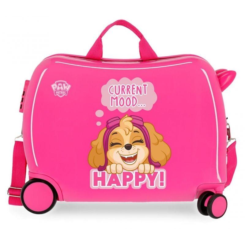 JOUMMABAGS Detský kufrík na kolieskach Paw Patrol Happy MAXI ABS plast, 50x38x20 cm, objem 34 l