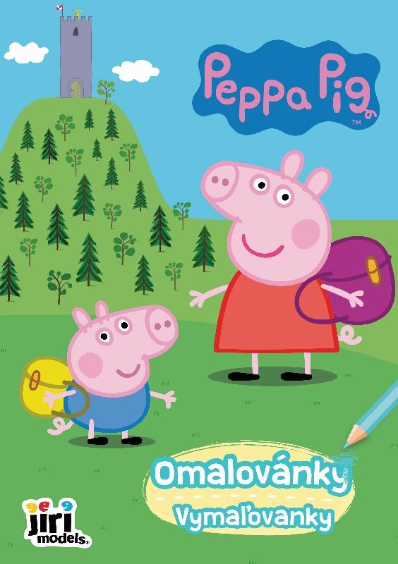 Omaľovánka A5 Prasiatko Peppa na výlete 1