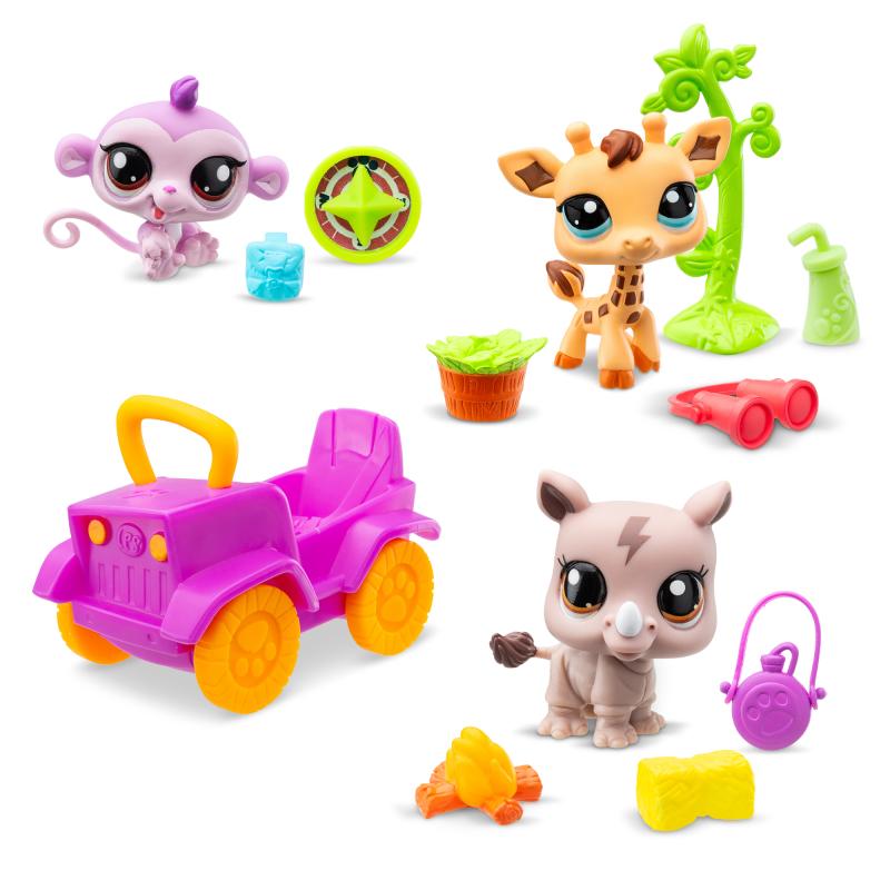 Littlest Pet Shop 3 figúrky Safari 3