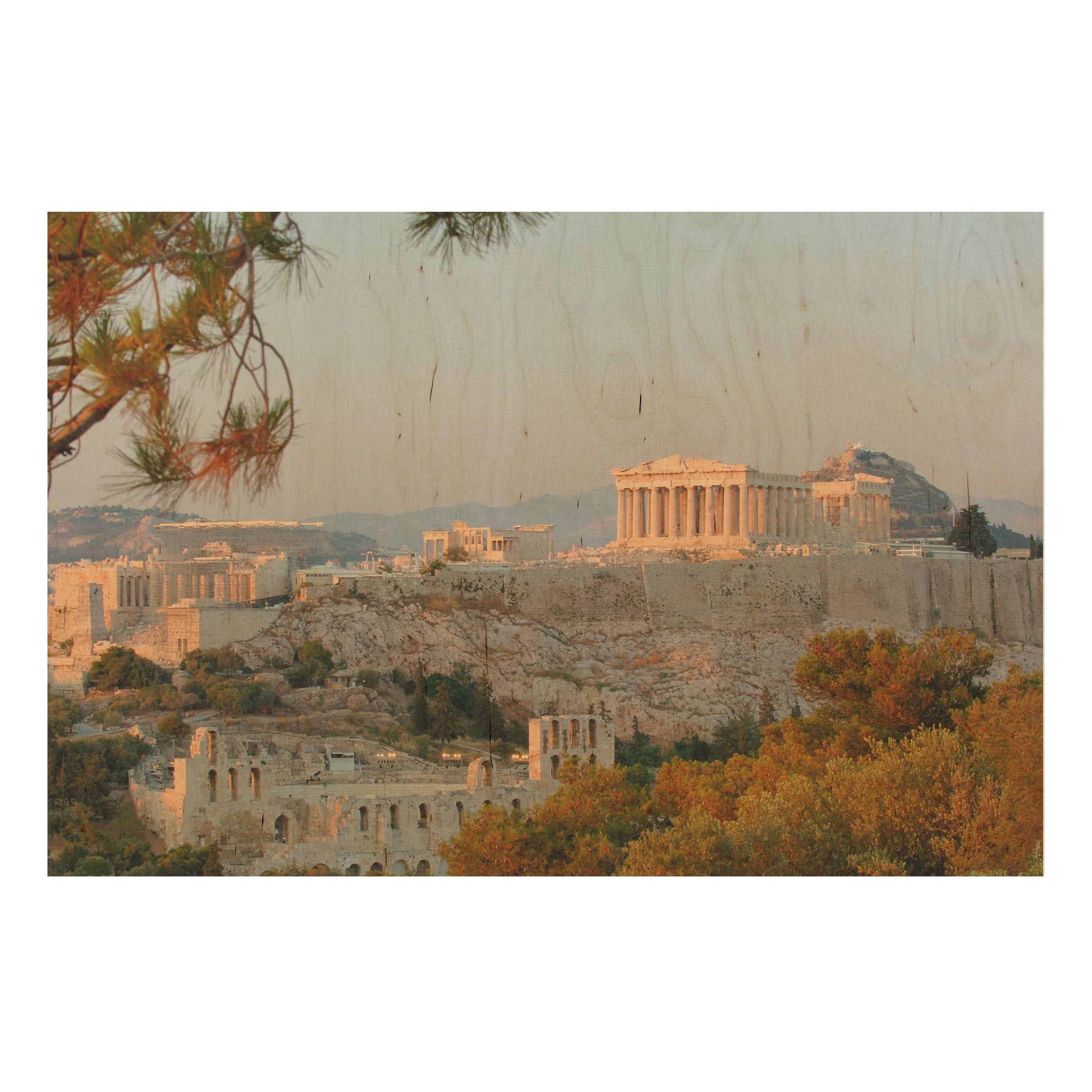 Drevenné obrazy Akropolis 2:3