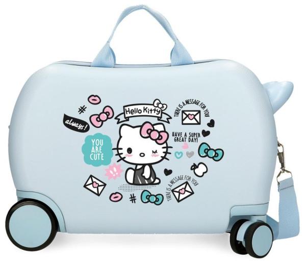 JOUMMABAGS Detský kufrík na kolieskach Hello Kitty You are cute ABS plast, 45 cm