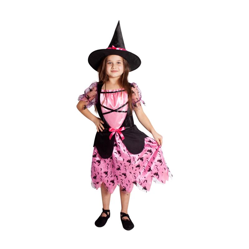 Detský kostým čarodejnice ružová (S) e-obal
