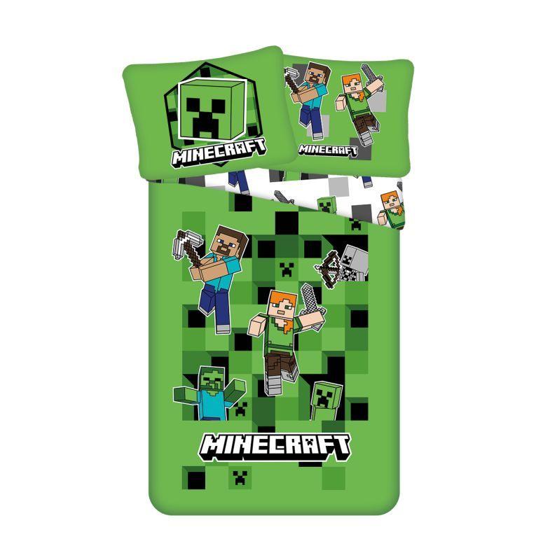 JERRY FABRICS Obliečky Minecraft Out of the Box micro Polyester - mikrovlákno, 140/200, 70/90 cm