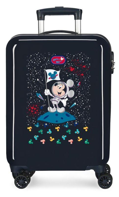 JOUMMABAGS Cestovný kufor ABS Mickey On the Moon ABS plast, 55 cm