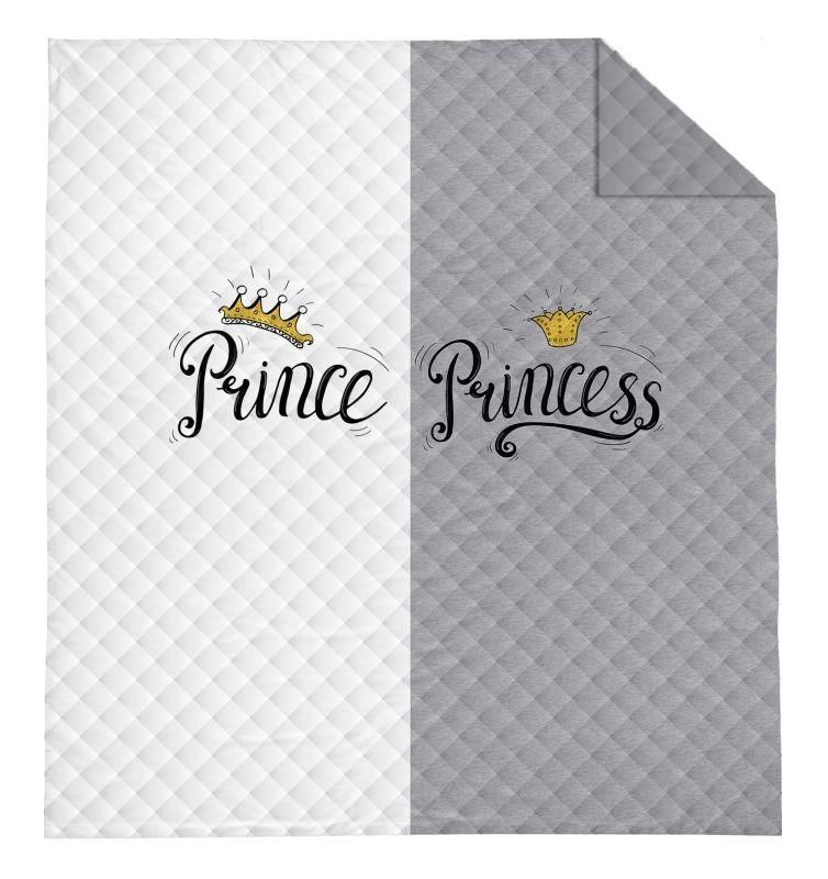 DETEXPOL Prehoz na posteľ Prince and Princess  Polyester, 170/210 cm