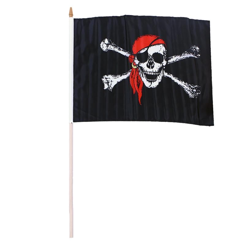 Vlajka pirátska 47x30 cm