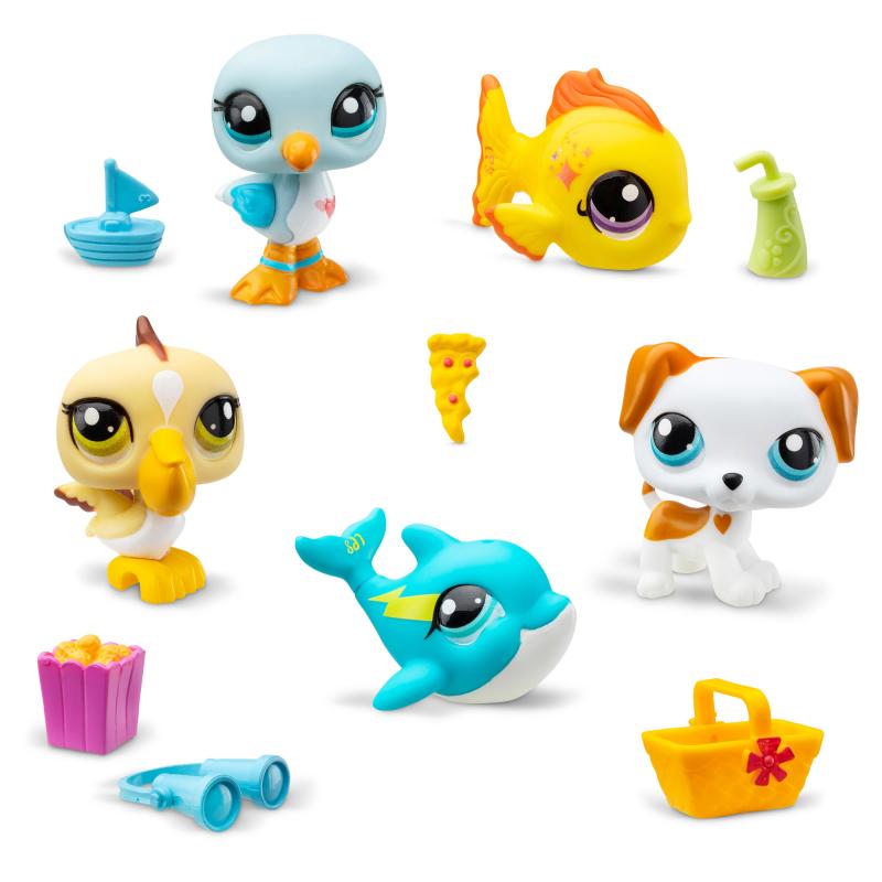 Littlest Pet Shop 5 figuriek Pláž