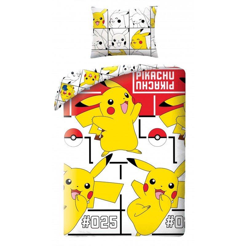 HALANTEX Obliečky Pokémon Pikachu Happy  Bavlna, 140/200, 70/90 cm
