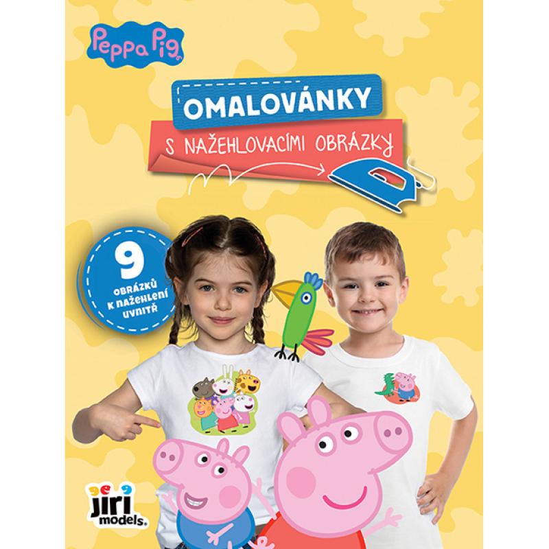 Omaľovánka s nažehľovacími obrázkami Prasiatko Peppa 1