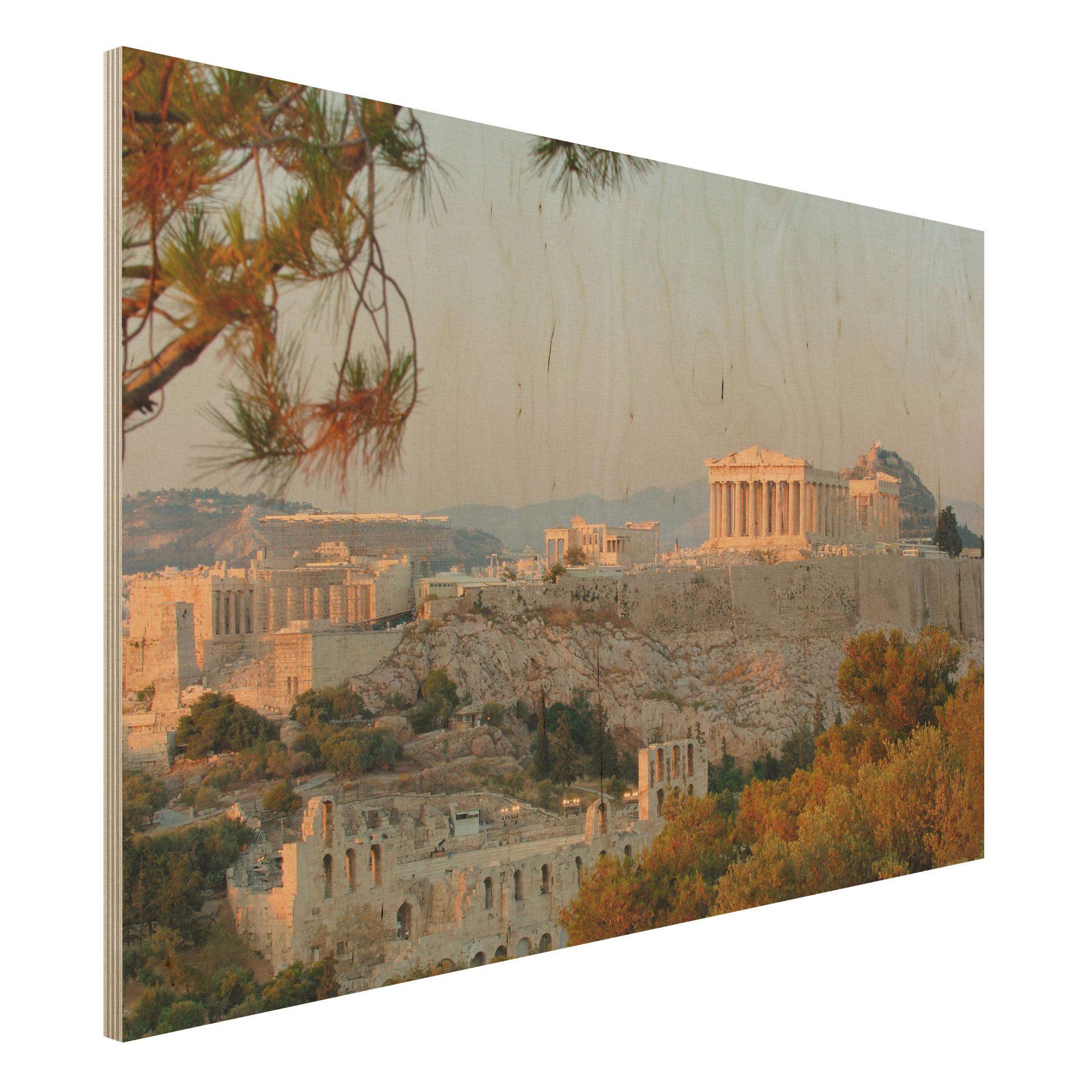 Drevenné obrazy Akropolis 2:3