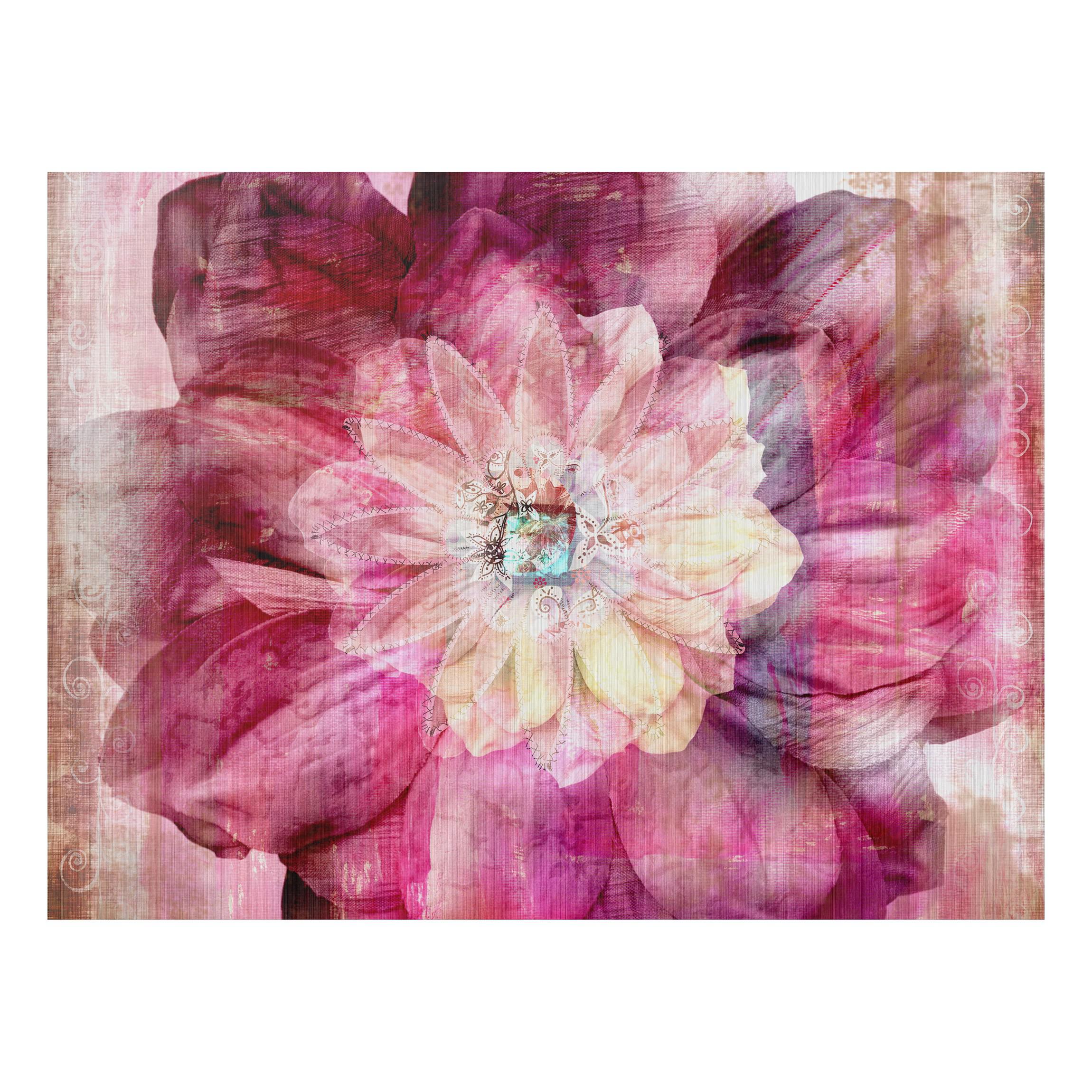 Obraz na hliníkovej doske Ružový kvet