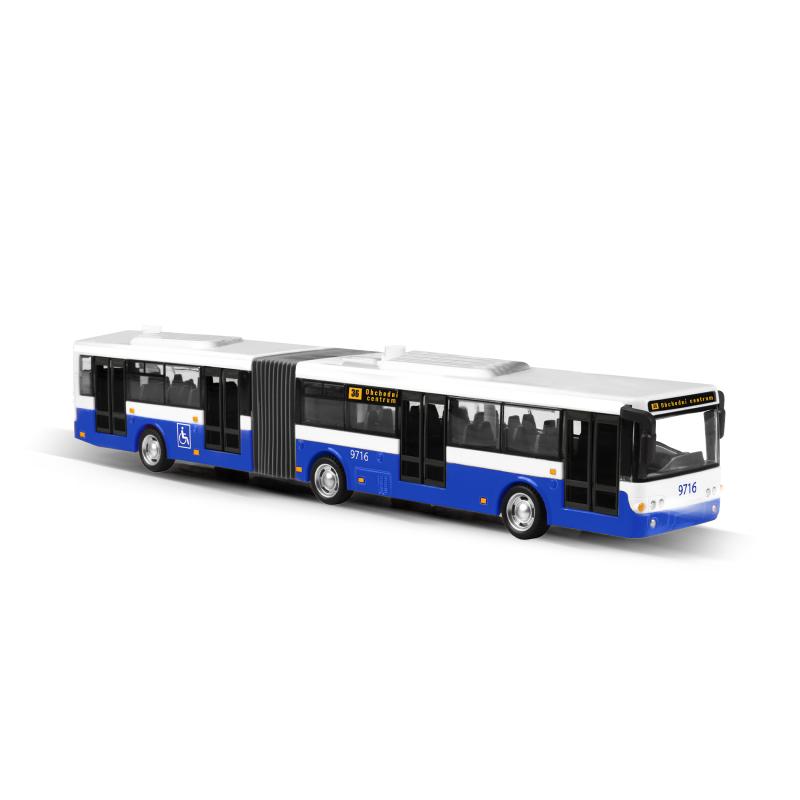 Kĺbový autobus ktorý hlási zastávky česky 36 cm