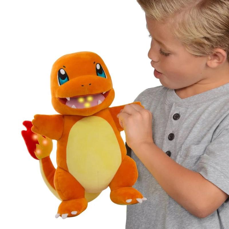 Charmander - šľahajúci plameň - interaktívna plyš